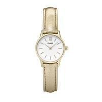 cluse la vedette gold metallic watch