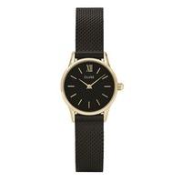 CLUSE La Vedette Black & Gold Mesh Watch