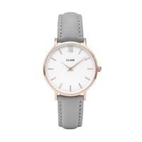 CLUSE Minuit Rose Gold & Grey Watch