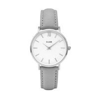 CLUSE Minuit Silver & Grey Watch