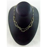 Claires Green Bead necklace