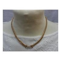 Claire Garnett gold chain necklace with diamond effect hooks Claire Garnett - Size: Medium - Metallics - Chain