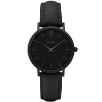 cluse minuit full black strap watch cl30008