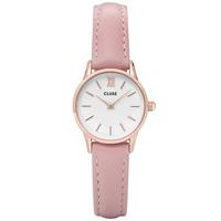 Cluse La Vedette Rose Gold Plated Pink Strap Watch CL50010