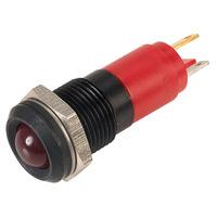 CML-IT 19211353 10mm 24V Red LED Prominent Brass