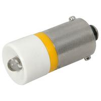 CML 18602352 LED Lamp BA9s Yellow 24V AC/DC 300 mcd