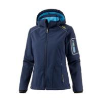 CMP Women Softshell Jacket Zip Hood (3A05396) Navy-Sea Blue