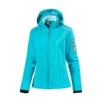 CMP Women Softshell Jacket Zip Hood (3A05396) curacao/anice