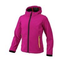 CMP Girl Softshell Fix Hood Jacket (3A29385N) Magenta-B.Ck Olive