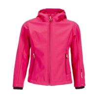 cmp girl softshell fix hood jacket 3a29385n fuxia scarlet