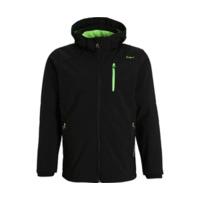 CMP Men Softshell Jacket Zip Hood (3A40537) Nero/Frog