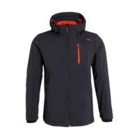 CMP Men Softshell Jacket Zip Hood (3A40537) Nero