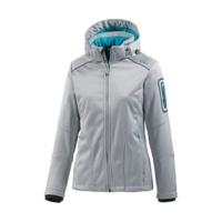 CMP Women Softshell Jacket Zip Hood (3A05396) ice melange/curacao