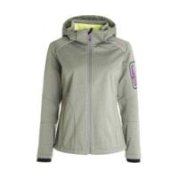 CMP Women Softshell Jacket Zip Hood (3A05396) avocado melange/acido