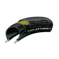 continental gp attack ii folding tyre blackblack 700x22mm