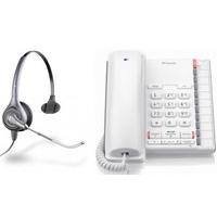 Converse 2200 White with Plantronics H351 headset