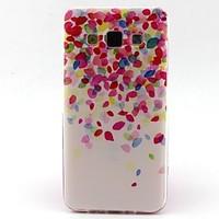 Colorful Petal Diamond Pattern TPU Material Soft Phone Case for Samsung Galaxy A3 A5