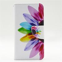 Colorful Petal Pattern PU Leahter Full Body Case with Card Slot for Microsoft Lumia 640
