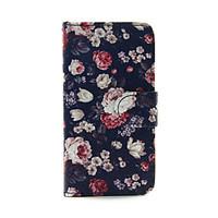 Colorful Rose PU Leather Wallet Full Body Case for iPod Touch 5/6