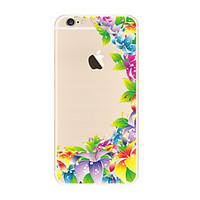 Color flower Pattern TPU Soft Case Cover for Apple iPhone 7 7 Plus iPhone 6 6 Plus iPhone 5 SE 5C iPhone 4