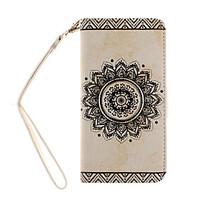 Cool 3D Retro Flower Patterned PU Leather Cases Covers for Samsung Galaxy A510/A310