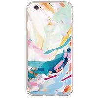 Colorful Watercolor Pattern Soft Ultra-thin TPU Back Cover For iPhone 6s Plus/6 Plus/6s/6/5s/5