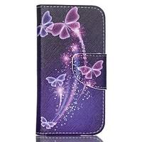 Colored Butterflies Painted PU Phone Case for ipod touch5/6