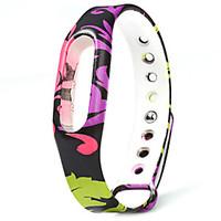 Colorful Pattern TPU Watch Band for Xiaomi Miband 1/1s