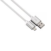 color line chargingsync cable white lightning aluminium 1m