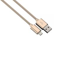 color line gold chargingsync cable lightning aluminium 1m