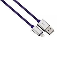 color line chargingsync cable blue lightning aluminium 1m