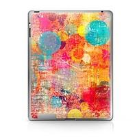 color circle pattern protective sticker for ipad 1234