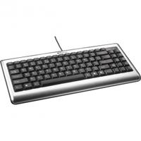 Compact USB Keyboard, Compact 3/4 Keyboard, Built in hot keys, Transpo