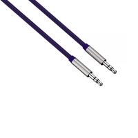 colour line blue audio cable aluminium 1m