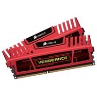 corsair 8gb 2 x 4 gb ddr3 vengeance memory red cmz8gx3m2a1600c9r