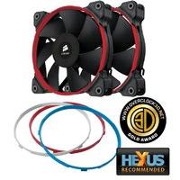 Corsair Air Series SP120 Quiet Edition High Static Pressure 120mm Dual Fans With Customizable Three Colored Rings