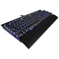 Corsair Gaming K70 LUX Mechanical Keyboard, Backlit Blue LED, Cherry MX Red