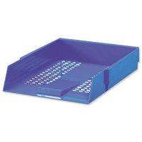 contract letter tray blue