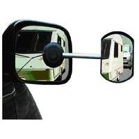 convex glass stick on towing mirror