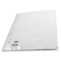 concord divider a4 5 part white