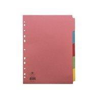 Concord Pastel A4 5-Part Subject Dividers (1 Set of 5)