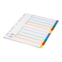 CONCORD DIVIDER POLY E/WIDE A4 1-10 ASST