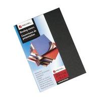 COVER BOARD A4 PLAIN BLACK PK50 46700