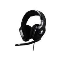 Cooler Master Sirus-C Over-Ear Gaming Headset, 2.2 channel, 44 and 40mm Drivers, lightweight, white backlit, detachable Mic, Inline controller, PC and