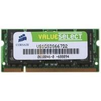 Corsair 2GB DDR2 667MHz/PC2-5300 Laptop Memory Sodimm Non-ECC Unbuffered CL5 Lifetime Warranty
