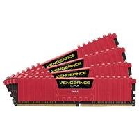 corsair vengeance lpx 16gb 4x4gb kit ddr4 dram 3200mhz c15 memory red