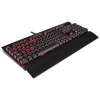 Corsair Gaming K70 Mechanical Gaming Keyboard, Aircraft - grade aluminum, Backlit Red LED, Cherry MX Brown