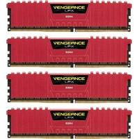 corsair vengeance lpx red 32gb kit 4x8gb ddr4 2666mhz standard dimm