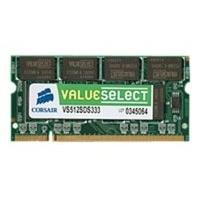 Corsair 512MB DDR 400MHz/PC3200 Laptop Memory Sodimm Non-ECC Unbuffered CL3 Lifetime Warranty