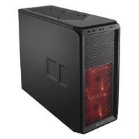 corsair graphite series 230t compact mid tower case black with red led ...